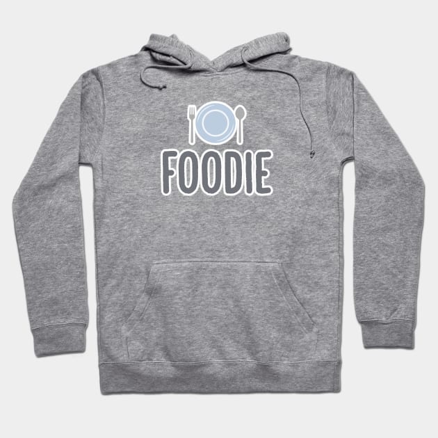 Foodie Food Lover Gourmand Traveler Blogger Hoodie by Grassroots Green